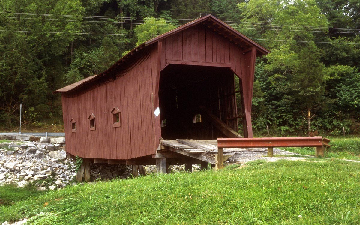 Bible Covered Bridge in Green County